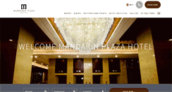 Desktop Screenshot of mandarinplazahotel.com